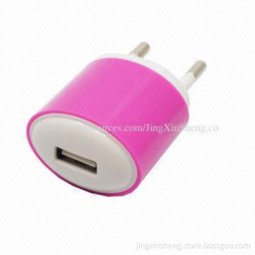 Universal USB Travel Adapter for Mobile Phones, with VDE Plug